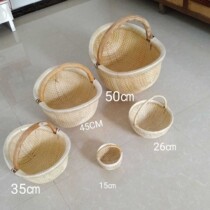 Pooch mouth special basket handwoven willow basket Basket Basket containing basket Basket Basket Farmhouse Musical Steamed Buns