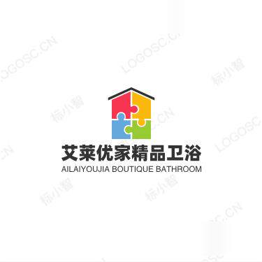 艾莱优家精品卫浴的LOGO