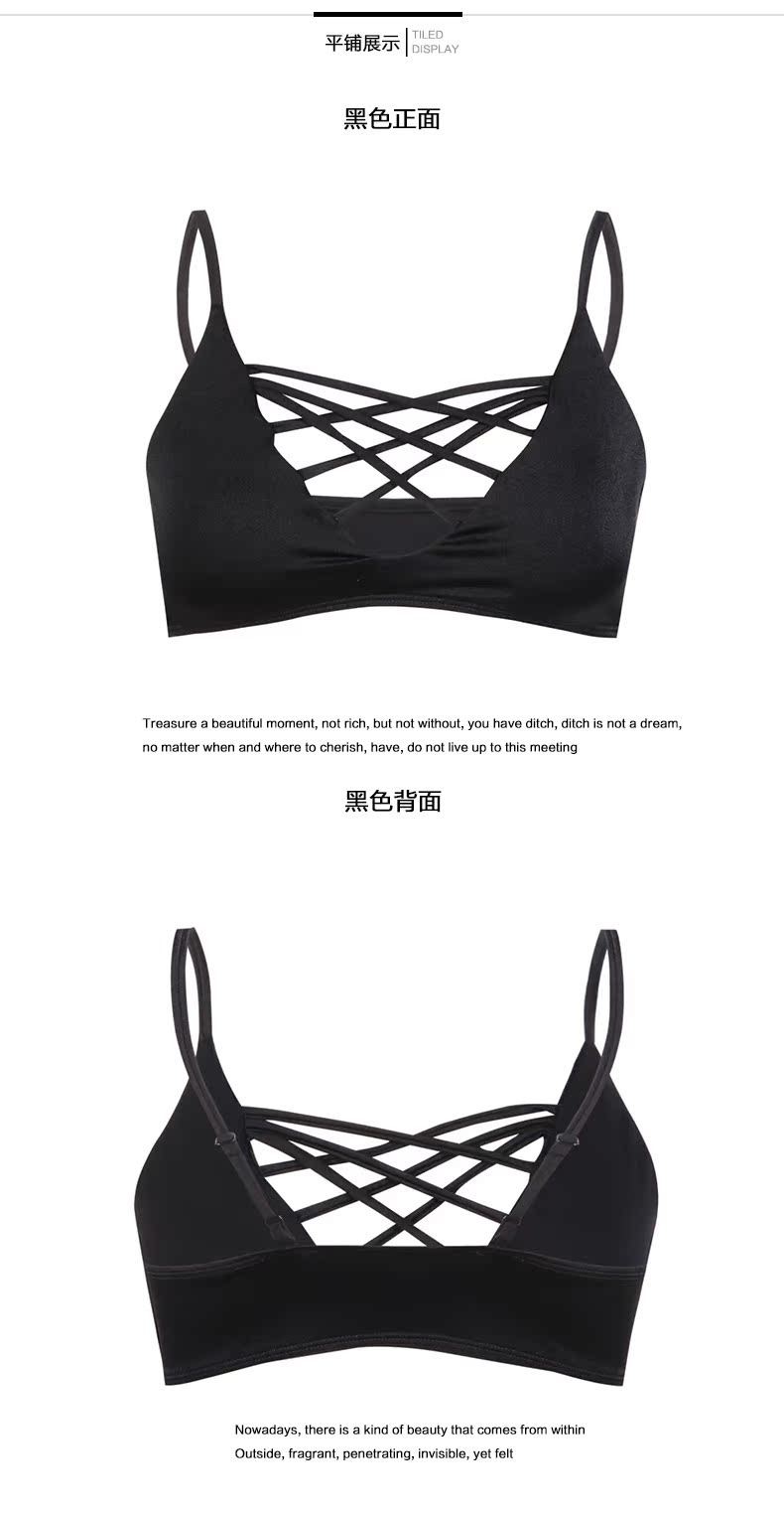 Muofanne Morfin Châu Âu và Hoa Kỳ thời trang gợi cảm màu rắn quai quần lót bikini rỗng ao nguc triumph