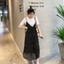Đầm nữ 2019 hè mới phiên bản Hàn Quốc của dây đeo Đầm set hai dây voan ngọt ngào váy dài - Váy dài đầm maxi dự tiệc
