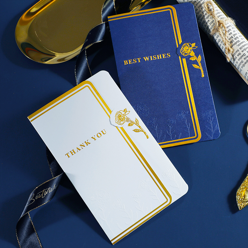 High-end business birthday greeting card envelope wedding vow card teacher's day thank you card invitation card customization