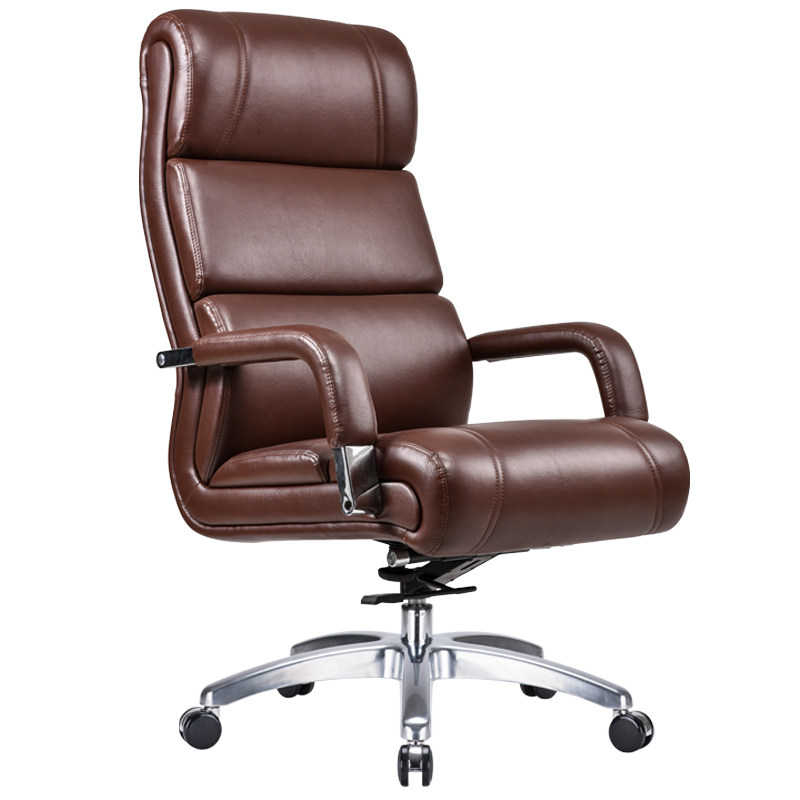 Ruitian computer chair home boss chair ergonomic waist protection office chair lift swivel chair bow leather chair seat