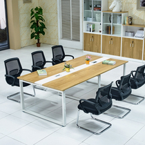 Conference Table Long Table Brief Modern Staff Desk Bench Rectangular Table Staff Talks About Training Table
