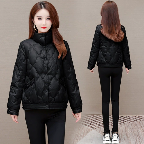 Зимний легкий и тонкий пуховик, удерживающая тепло бархатная куртка, 2022, подходит для подростков, утиный пух, по фигуре