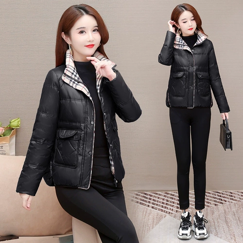 Зимний легкий и тонкий пуховик, удерживающая тепло бархатная куртка, 2022, подходит для подростков, утиный пух, по фигуре