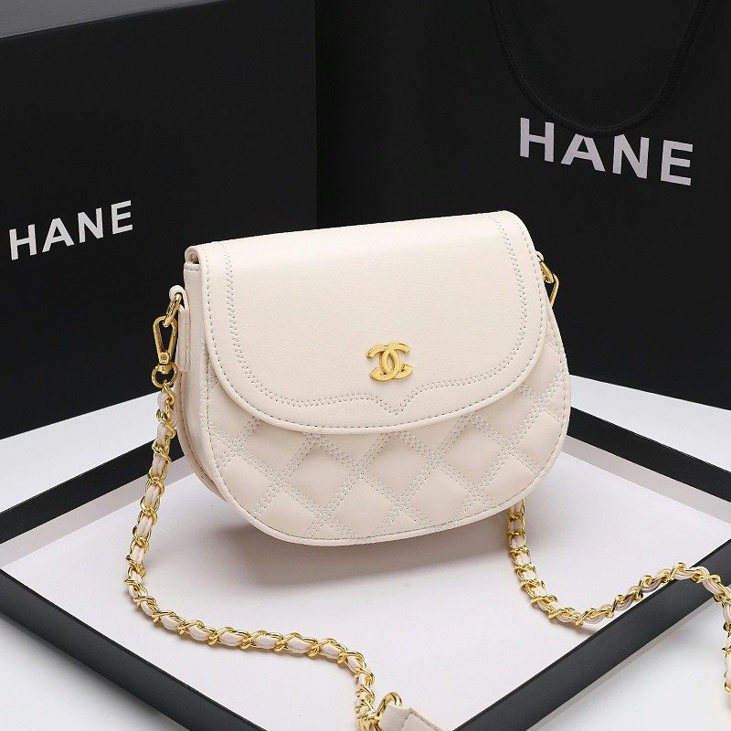 New Genuine Chanel Bag for Women, Genuine Leather, Designer Brand, Fashionable and Versatile, Crossbody and Shoulder Bag with Quilted Pattern