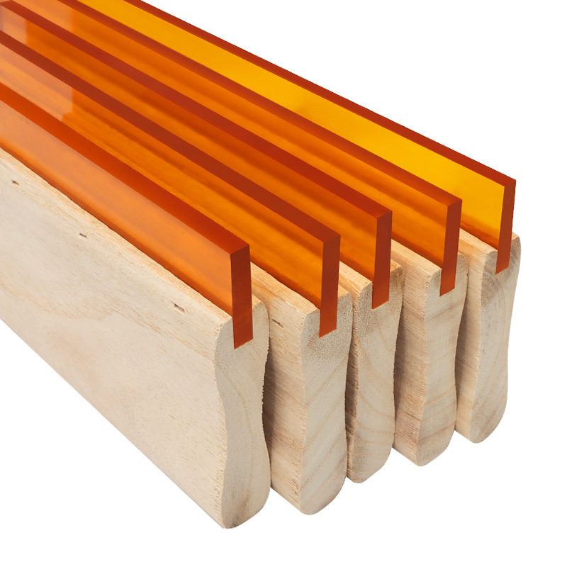 High-resistant solvent and high abrasion-resistant hand-printed scraper silk-printed scraped rubber wood handle scraper silk-screen material-Taobao