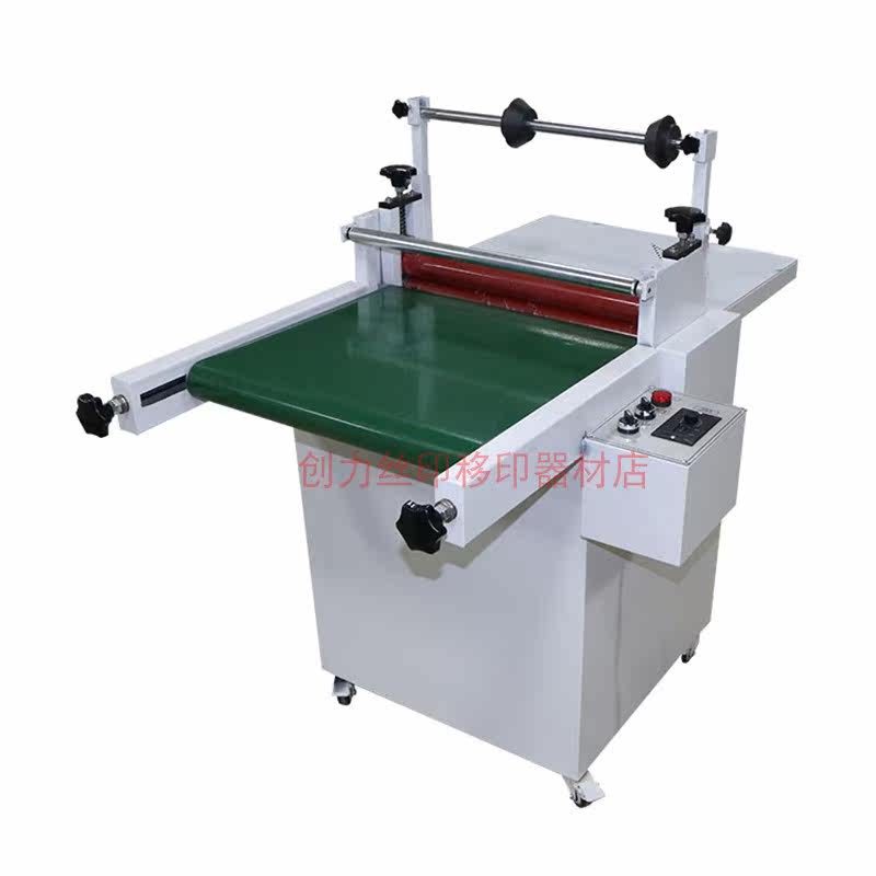 Factory price direct sales 500 Type of coating machine Resignage peritoneal cold mounting with simultaneous bifacial refilm glass paper