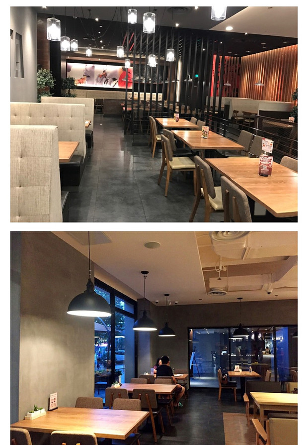 MMD Pizza Hut ghế ăn Mu Mande gỗ rắn đơn giản trở lại tro gỗ đồ nội thất PU mềm túi ghế giải trí ghế - FnB Furniture bàn tiếp khách văn phòng nhỏ