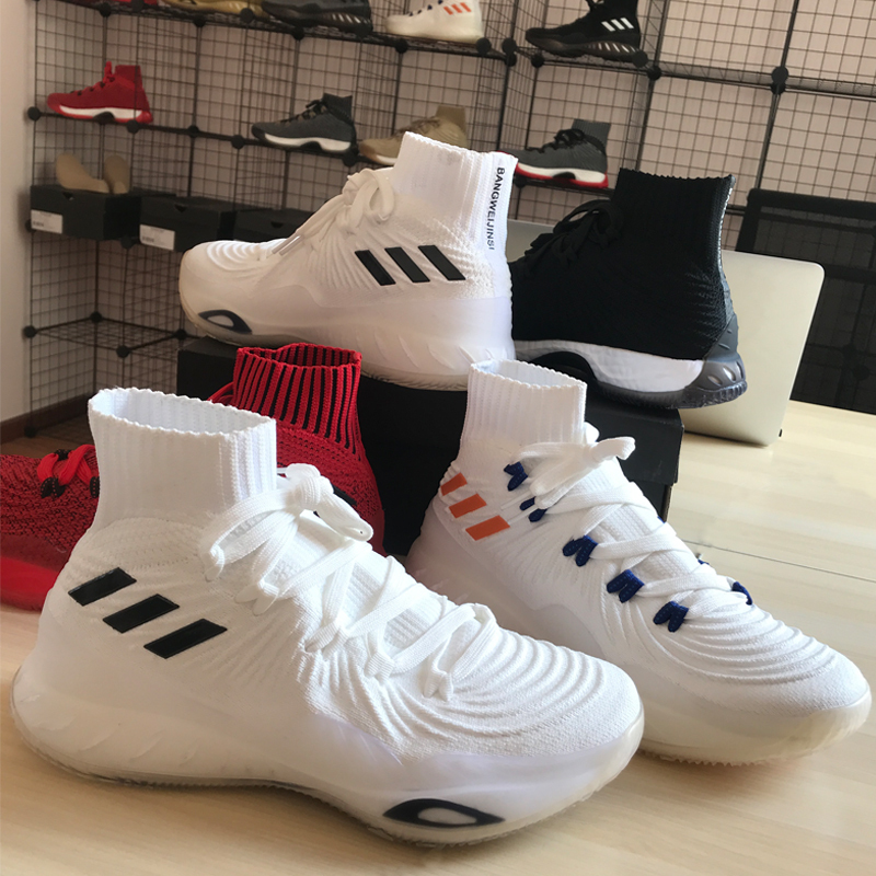 Basketball Shoes Men's High-Top Sports Shoes Wiggins Defender Practical Autumn and Winter New Model Wiggins White Basketball Shoes