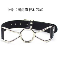 Металлический ротовой кляп среднего размера