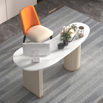 Light Lavish Rockboard Desk Desk Writing Desk Modern Design Boss Desk Computer Desk Medical and Medicare table consultation table and chairs
