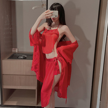 Sexual interest lingerie plus size kimono uniform temptation Sao emotional passion suit see-through belly pocket sexy pajamas