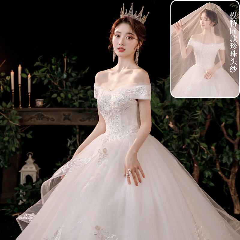  L+8012 [Palace Wind] Qiti model+matching models of the same pearl veil   + $15.71 