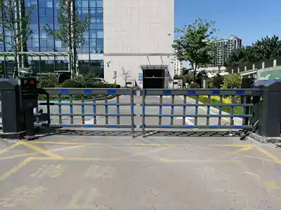Airborne gate parking lot automatic toll license plate recognition system community fence fence machine All