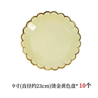 Куркума 9-дюймовый чистый желтый диск