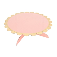 Однослойный десертный стол розовый