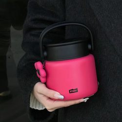 Shishi insulation lunch boxes, cup, cup, male and female students high -value bento, office workers with porridge rice lunch box insulation bucket