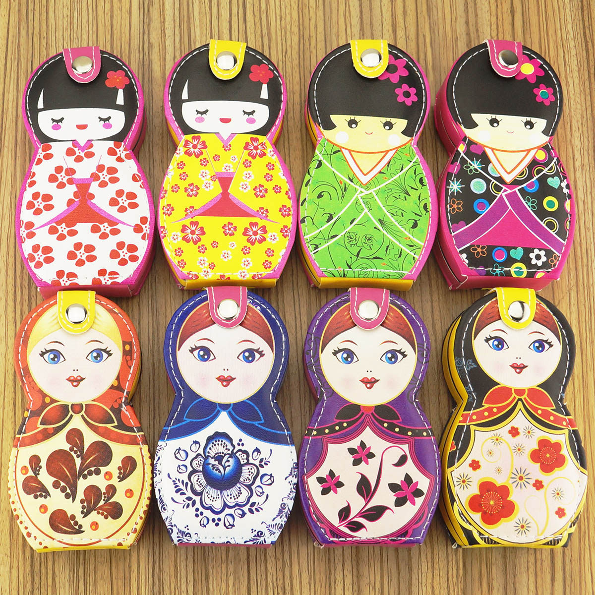 Painted nail clippers set of covered nail clippers Seven colours into cute dolls A suit of six sets of W7