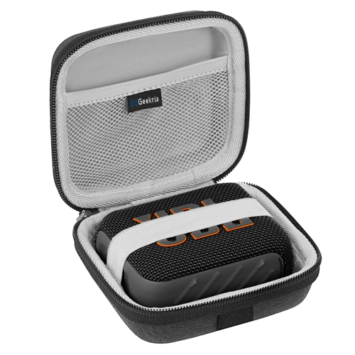 Geekria Удобная для ушей защитная сумка для Bluetooth-динамика JBL Go 4/3, жесткий аудиобокс