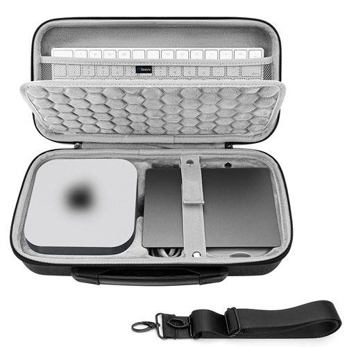 Geekria Применимо к Apple Apple Mac Mini M4 Host с ключевым интегрированным пакетом хранения мыши и мыши и управления.