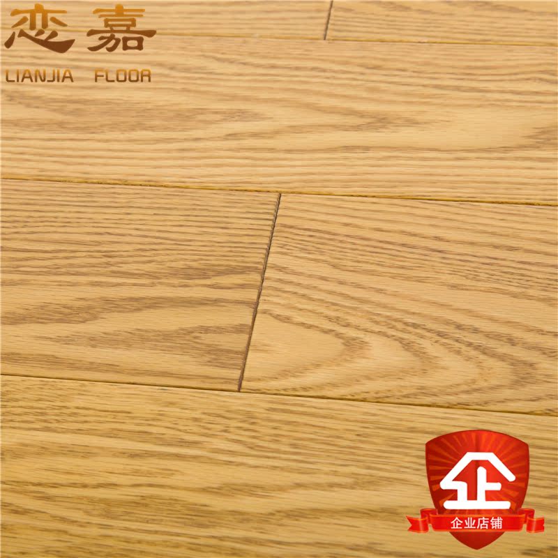 Manufacturers deal with home improvement American red oak natural color A board 18mm pure solid wood floor natural wild logs