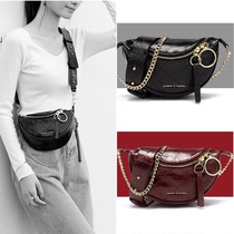 Running bag womens tide ins2021 new fashion style style style womens bag French shoulder crossbody leather chain bag