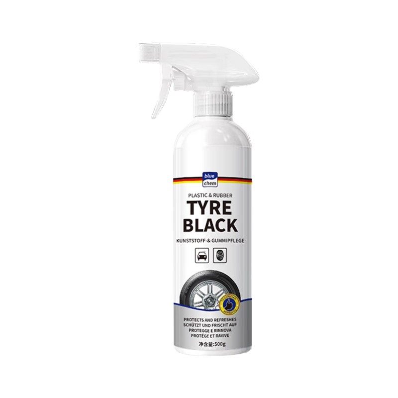 Car Tire Wax, Tire Foam Brightener, Tire Wax Oil, Cleaning Glaze, Foam Cleaner, Polishing and Blackening Agent