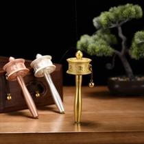 Tokuda Madoka Zenbo medium-sized hand-cranked mani turning gold tube