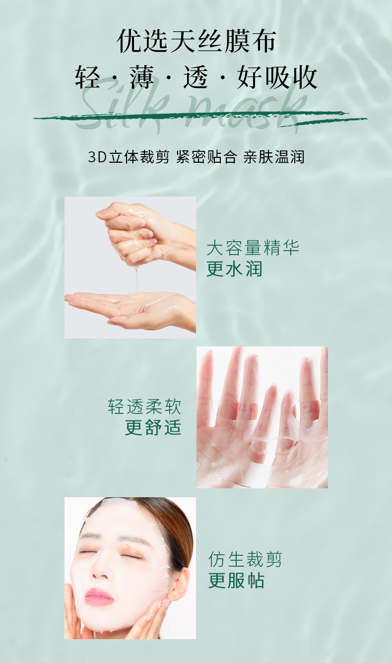 Cath Kidston 凯茜·琦丝敦 烟酰胺补水保湿面膜 5片*10盒 天猫优惠券折后¥99包邮(¥399-300)