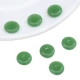 Темно-зеленый нефрит с отверстием 12мм, диаметр отверстия около 1,5мм, 10 шт./пакет