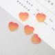 Peach Heart Orange Red 16x17 мм 10 штук/упаковка