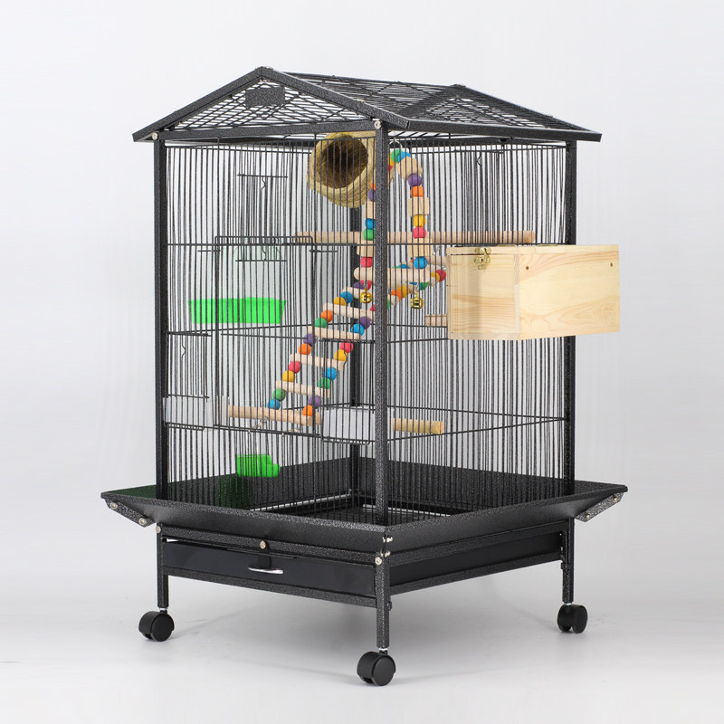 Cherry pet luxury villa living bird cage tiger skin cockatoo myna special large household bird cage