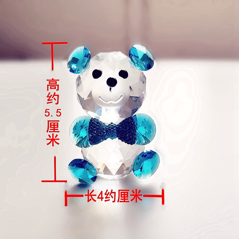 Crystal Swan Trang trí động vật nhỏ Trang trí nhà Điện thoại di động Trang trí quầy Piggy Bear Goldfish Hedgekey đồ dcor nhà cửa