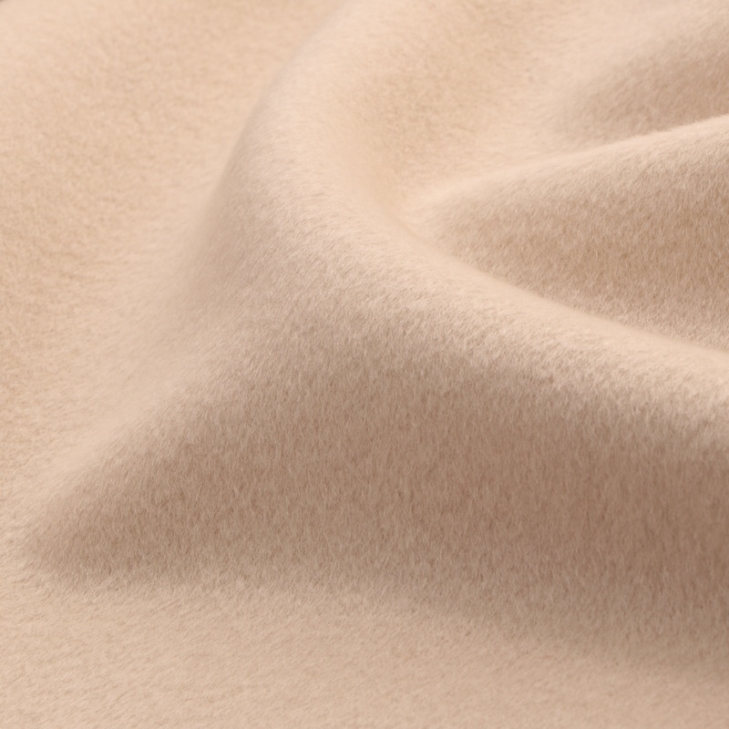 Max's French-Style Brushed Alpaca Wool Single-Sided Woolen Coat Fabric European and American Woolen Clothing Material