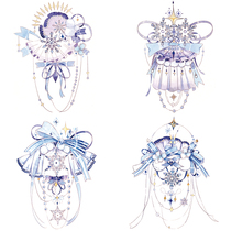 Split up special oil bronzing gold and paper adhesive tapes curly curtain Longing silk curtains Creative 100 hitch DIY hand tent sticker material