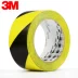 3M766 Băng sàn màu vàng đen Cảnh báo Zebra Marking Line Sàn cao su Mặc không thấm nước Tấm băng 33 m 