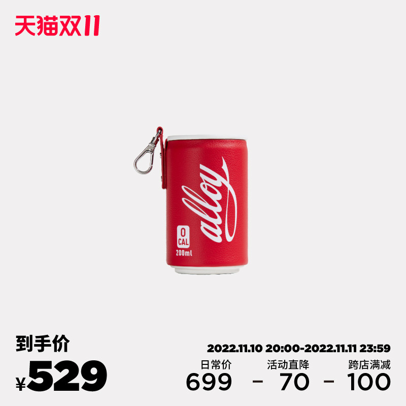 Alloy Leji leather soda bag one shoulder diagonal trend all-match fashion cylinder casual niche mini bag