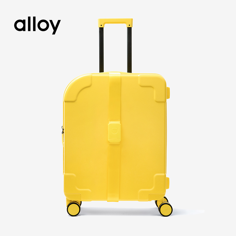 alloy lea few suitcases women pull-boxes travel boarding password red ins net red box men 20 24 inches