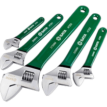 Shida adjustable wrench tool high strength 4 6 8 10 12 inch universal large diameter opening fast adjustable wrench