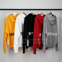 Fear of god Fog Essentials New Complex letter print loose velvet hoodie sweater