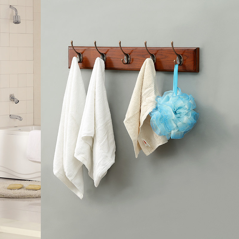 Coat hanger wall hanging wall door rear rack row hook into the door coat hook porch clothes hook coat hook wall