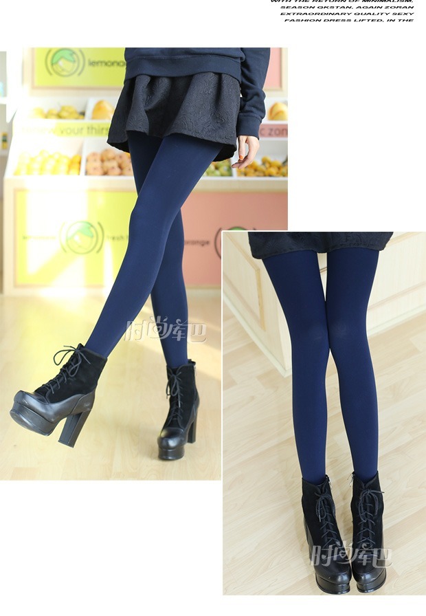 Mùa thu đông mới mặc quần legging hai mặt nữ hai mặt mặc quần chống chân lụa mặc mỏng một quần size lớn quần lót đùi