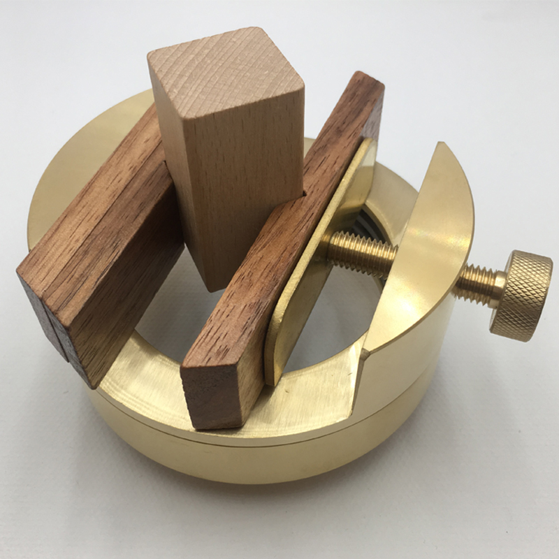 Single head large pure copper printing bed Professional seal engraving bed 360 degree rotating calligraphy seal sandalwood seal engraving tool set