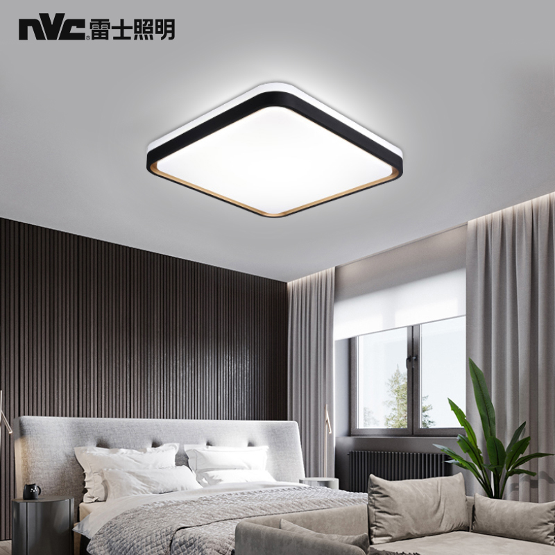 Thunder lighting LED suction ceiling light square bedroom lamp modern minimalist Nordic luminaire main sleeper lamp intelligent luminaire