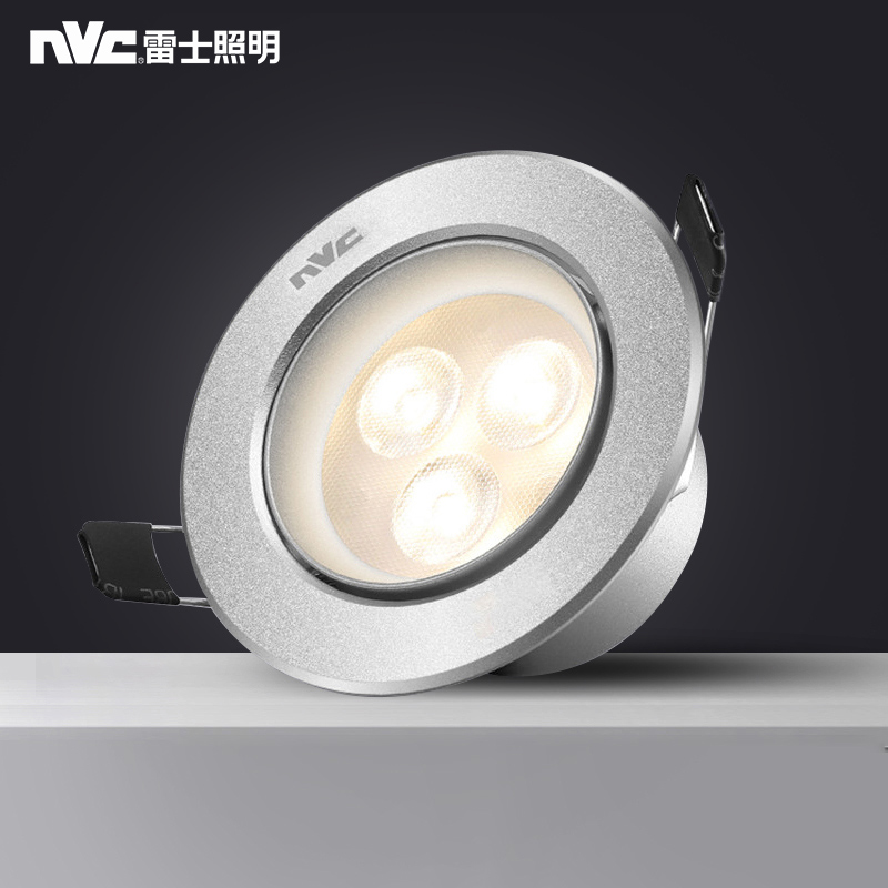Thunder lighting LED spotlight recessed ultra-thin home living room boreholes 75 bullseye lamp ceiling light Ultra-bright cylinder light