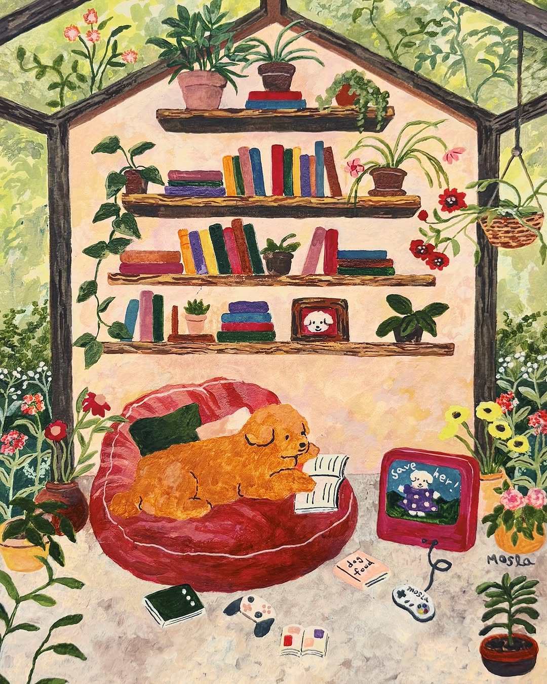 韩国插画师mosla_greem