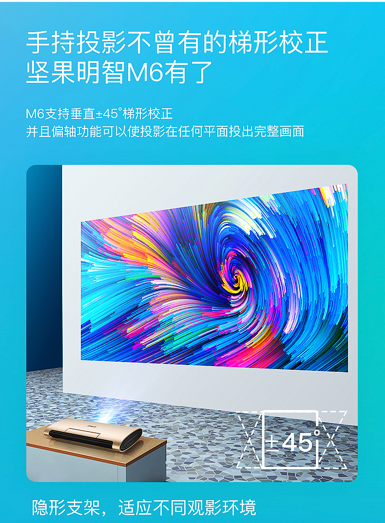 Nut M6 Máy chiếu điện thoại Apple Home HD Office Nhỏ Wireless Mini Portable Mini Hỗ trợ 1080p không dây WiFi Android Máy chiếu cầm tay thông minh