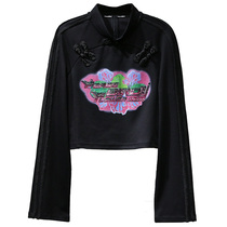 D-female 2021 spring new item A2DCB1160 new Chinese style short T-shirt A2DCB116089