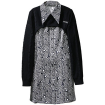 D-Womens 2020 Winter A5FAA4407 Two-piece jacquard dress A5FAA4407C9